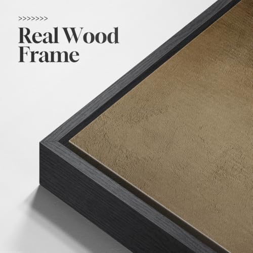 Large Framed Horizontal Abstract Landscape Wall Art for Living Room, 60x20 - Image 5