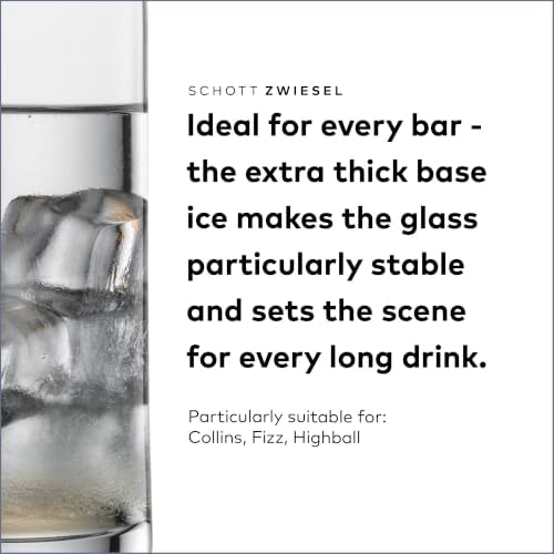 SCHOTT ZWIESEL Convention Longdrink Glass(Set of 6), Iced Beverage Glasses for Cocktails, Dishwasher-Safe Machine-Made Tritan Crystal Glasses, Made in Germany (12.5 Ounce) - Image 4