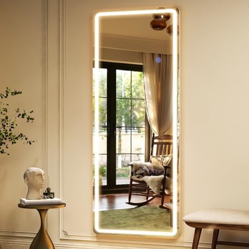 GLSLAND LED Mirror Full Length Standing, 64"x21" Full Body Floor Mirror - Image 6