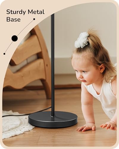 EDISHINE Pink Modern Floor Lamps for Living Room, 64.7" Arc Standing Lamp - Image 5