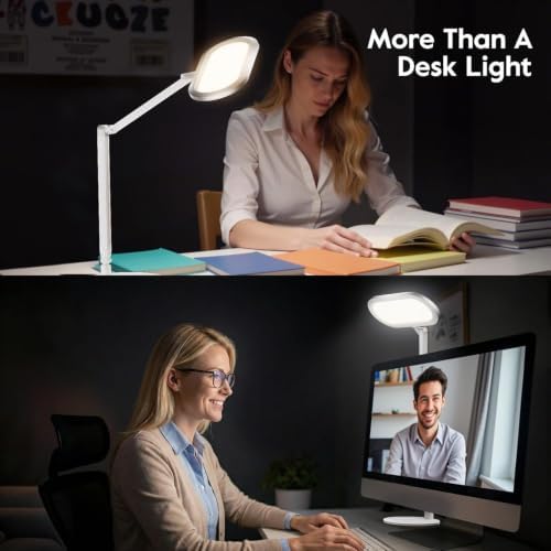 LitONES Premium LED Desk Lamp, Dual-Sided Soft Lighting with Knob Remote - Image 4