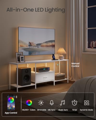SONGMICS TV Stand for TVs Up to 80 Inches - Image 3