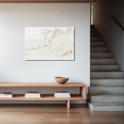 Canvas Wall Art Decor Artwork for Walls Wall Art for Living Room Black Abstract Wall Art Decor Canvas Art Wall Decor Modern Textured Wall Art Black Wall Paintings 24" X 36" Bedroom Office Decor - Image 2
