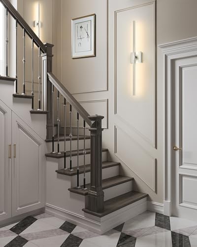 Rayogale Nickel Battery Operated Wall Sconce with Remote Control 32 Inch - Image 5