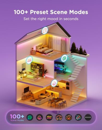 Govee LED Strip Lights 2, 9.8ft, RGBWWIC, 1000K to 10000K White Light, WiFi - Image 5