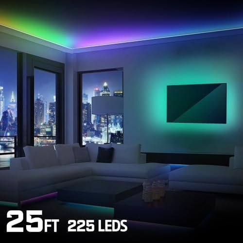 Energizer Smart RGB+IC LED Light Strip, 25 Foot Indoor Wi-Fi Color Flow LED Light Strip, Sound Reactive, Remote Access, Voice Control with Alexa, Siri, Google, Grouping, Scheduling, No Hub Required - Image 4