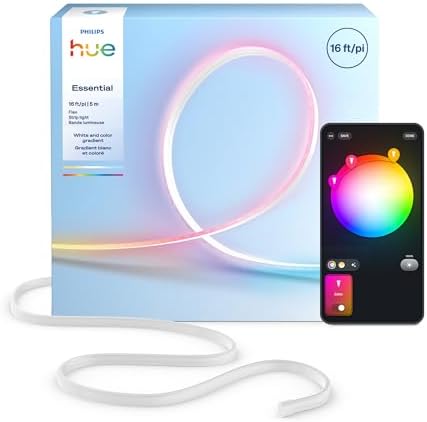 Philips Hue Essential 16 ft LED Flex Strip Light, 1-Pack by Unknown