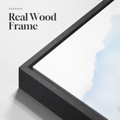 Large Framed Green Forest Landscape Living Room Wall Art, 3 Piece, 24x36 In - Image 5