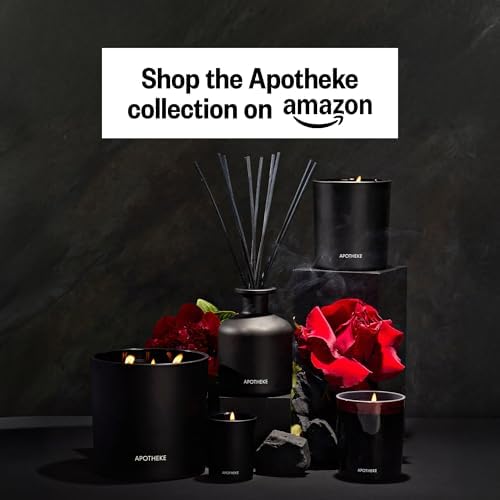 Apotheke Signature Scented Candles for Home, Charcoal Rouge - 10.5 Oz - Image 2
