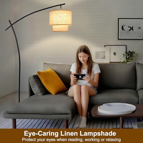 Lightdot Arc Floor Lamp Modern 3000K Dimmable Standing Lamp for Living Room - Image 5
