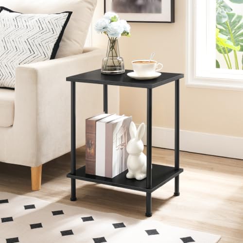 HOOBRO End Table, Small Side Table, Nightstand for Small Spaces - Image 2