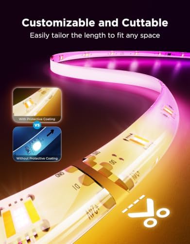 Govee LED Strip Lights 2, 9.8ft, RGBWWIC, 1000K to 10000K White Light, WiFi - Image 4