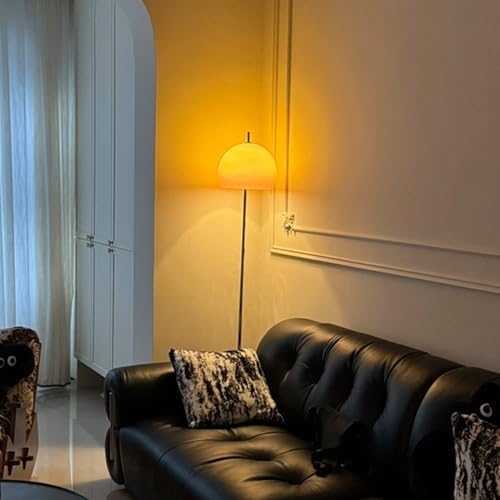 Orange Mushroom Floor Lamp,Foot Switch Control,for Living Room Bedroom - Image 4
