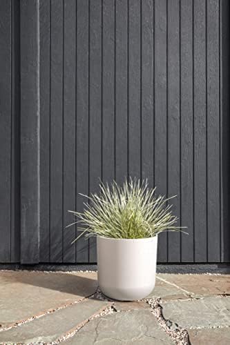 Veradek Round Lima Plastic Planter Pots for Indoor/Outdoor Garden Use, White, Suitable for Small to Large Succulent Plants, Flowers, Modern Interior Plants - Image 4