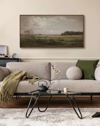 InSimSea Extra Large Framed Vintage Wall Art, Rustic Landscape,48x24in - Image 4
