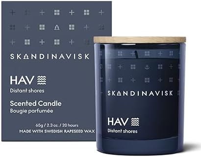 SKANDINAVISK Scented Candle, HAV(Sea), 2.3 Ounce by Skandinavisk