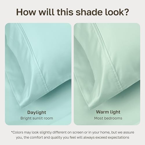 California Design Den Soft 100% Cotton Sateen Full-Size Bed Sheets Set - Image 4