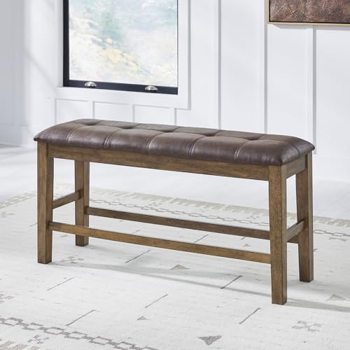 Signature Design by Ashley Vallister Backless Counter Height Dining Bench - Image 2