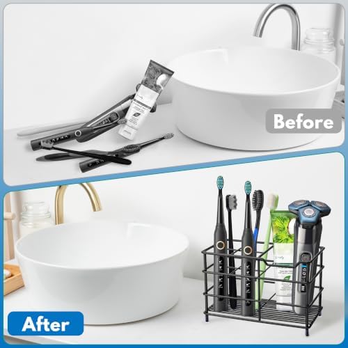 Electric Toothbrush Holders for Bathrooms 304 Stainless Steel Quick Drying - Image 5