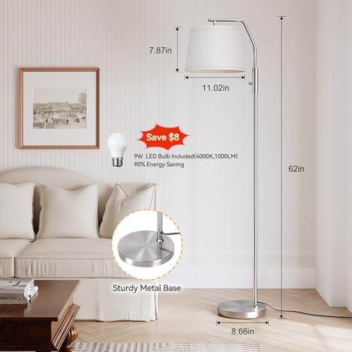SUNMORY Floor Lamps for Living Room, 0-100% Dimmable Standing Lamp - Image 4