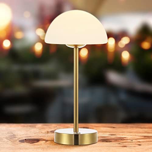 JONATHAN Y Xavier 12.5" Metal Cordless LED Table Lamp, Brass Gold - Image 2