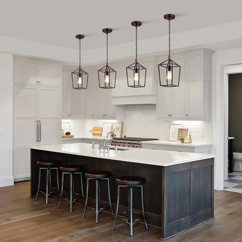 Sheetea 2 Pack Pendant Lights Kitchen Island, Farmhouse Light Fixtures - Image 2