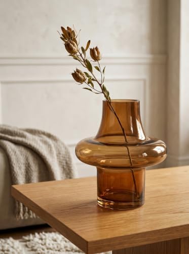 Tall Tapered Glass Vases for Centerpieces, Flowers Vase Set Home Decor by Unknown