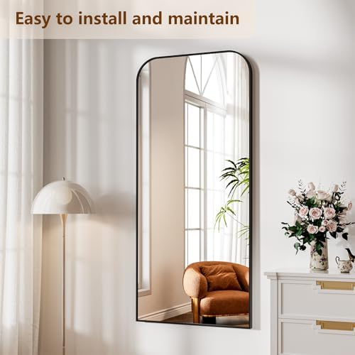 Koonmi Full Length Mirror, 65"x24" Mirror Full Length with Stand - Image 5