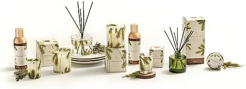 Thymes Frasier Fir Reed Diffuser Set – Includes Reeds, Fragrance Oil, and Frosted Glass Bottle – Fragrance Oil Diffuser – Room Fresheners – Luxury Home Decor – Green & Clear (Pine Needle, 7.75 fl oz) - Image 6
