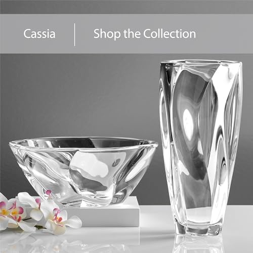 Mikasa Cassia Crystal Glass Vase, 12 Inch - Image 4