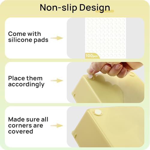 Vtopmart 25 Pack Plastic Drawer Organizers with Anti-slip Rubber Pads - Image 7