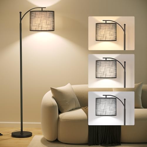 SUNMORY Arc Floor Lamp, Modern Floor Lamp with 3 Color Temperatures Bulb by SUNMORY