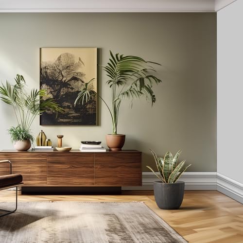 Kante Accent Round Bowl Vintage BRN Concrete Planter 14" Dia, Outdoor - Image 5