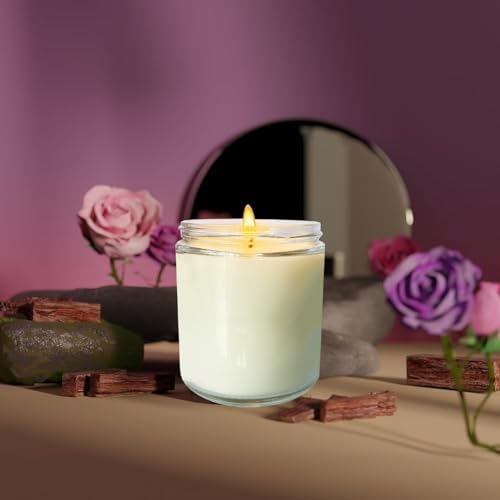 12 Pcs 8 Oz Bulk White Soy Candles,Vanilla Scented Candles Set,Bulk Aromatherapy Candle,Great Stress Relieving Scented Candle for Girls as a Gift for Birthdays, Weddings and More! - Image 5