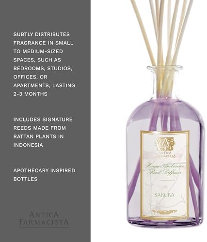 Antica Farmacista Reed Diffuser, Sakura, 8.45 fl oz - Image 6