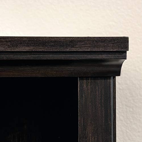 Sauder 3 Tier Book Shelf Wooden Bookcase Multipurpose Bookshelf for Home Office, Living Room, in Estate Black - Image 5