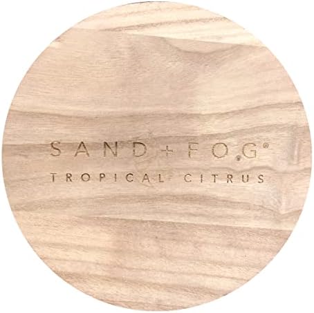 Sand + Fog Scented Candle - Tropical Citrus - Additional Scents and Sizes – 100% Cotton Lead-Free Wick - Luxury Air Freshening Jar Candles - Perfect Home Décor for Your Cocktail Table – 23 oz - Image 3