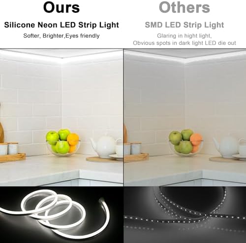 Cozylady RGB Neon Light LED Rope Light (1M/3.28Ft-USB-Cold White) - Image 4