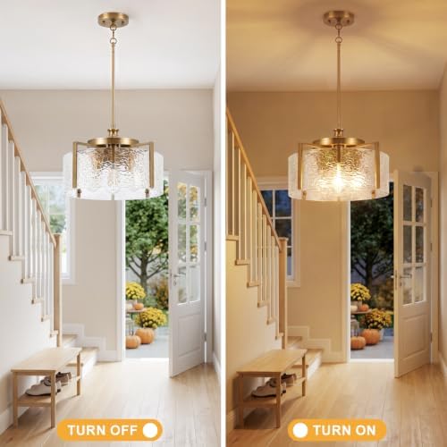 4-Light Adjustable Pendant Lights Kitchen Island,Gold Ceiling Pendant Light - Image 3