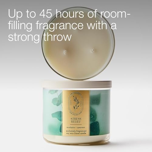 Bath & Body Works 3-Wick Candle, Eucalyptus Spearmint, 2 Pack - Image 5