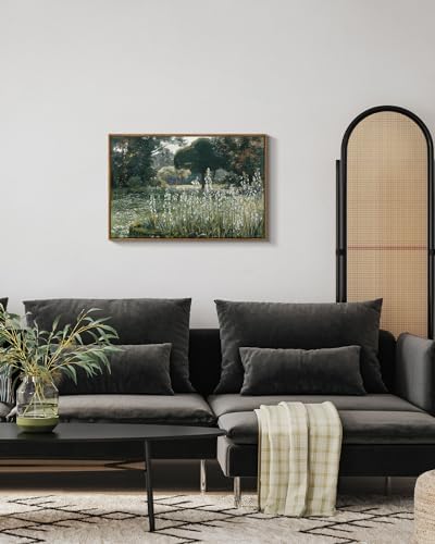 InSimSea Framed Canvas Wall Art Vintage Decor, Home Decor Modern Farmhouse Decor for Room Aesthetic, Landscape Wall Art for Living Room, Cottagecore Bedroom Kitchen Bathroom Decorations, 20"x30" - Image 3