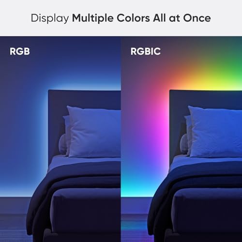 Nanoleaf Essentials Matter Lightstrip, RGBW, 16.4ft, 300 Color Zones - Image 3