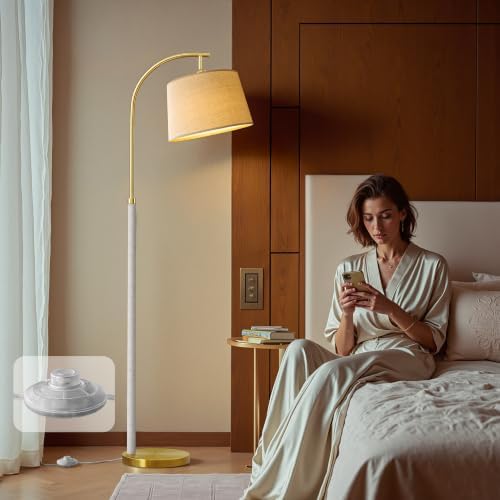 Real Wood Floor Lamps for Living Room Bedroom, 62" Mid Century Modern Lamp - Image 5