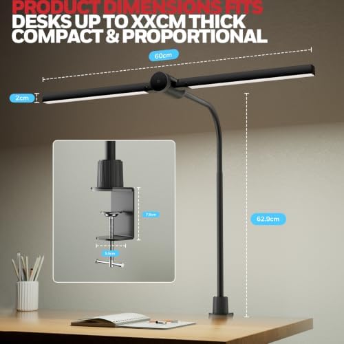 Honeywell HJ4 Desk Lamp with Clamp, Sunturalux™ Desk Lamps for Home Office - Image 4