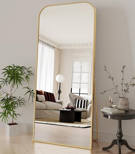 Koonmi Full Length Mirror, 65"x24" Mirror Full Length with Stand by KOONMI