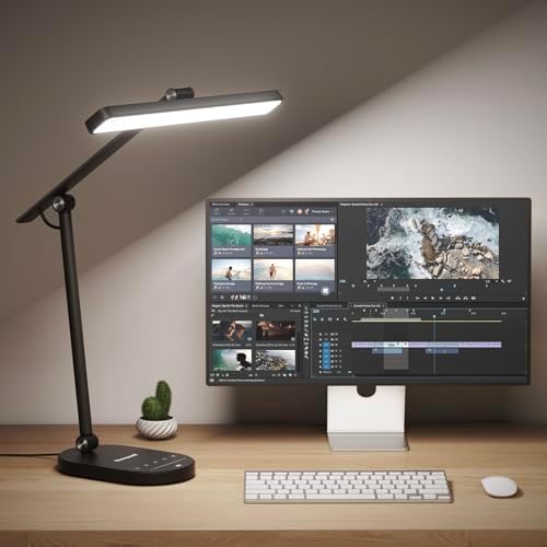 Honeywell HWT-H4 LED Desk Lamp, Eye-Caring, Dimmable, Auto Sensor by HoneywellAirComfort