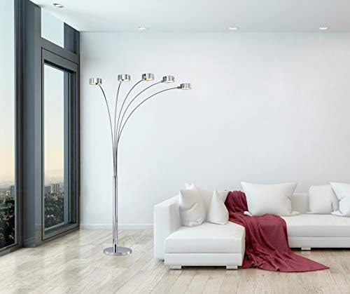 Artiva USA 88" Micah Arched Floor Lamp with Dimmer - Image 2
