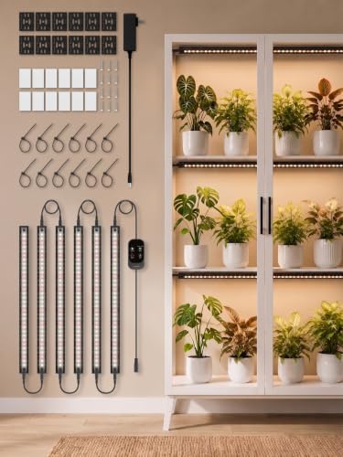 GlOWRIUM T5 Grow Light for Indoor Plants, 3500K Plant Light Strip by GLOWRIUM