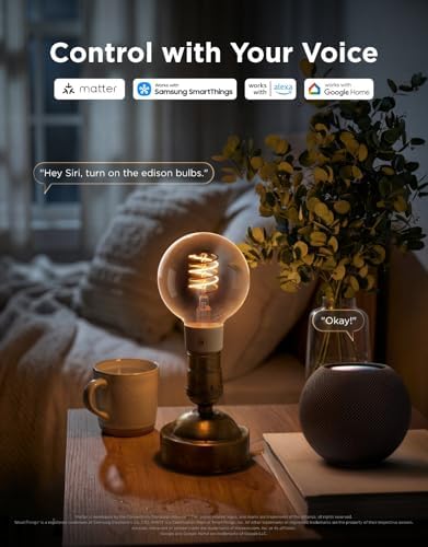Govee Edison Bulbs, G25 Smart Vintage Light Bulbs, RGBWW, E26 Base 4 Pack - Image 7