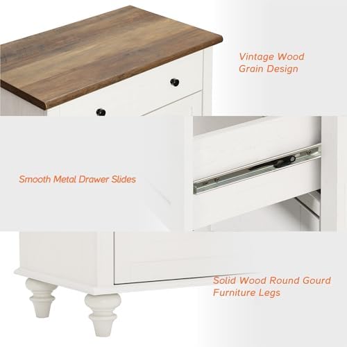 WAMAPT Buffet Cabinet with 4 Doors & 2 Drawers, Large Wood Sideboard Table - Image 5